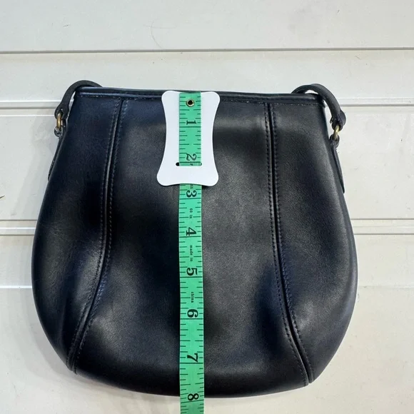 Coach Vintage Small Crossbody Pouch Framed Black Leather Purse Bag 9990 USA - Picture 7 of 7